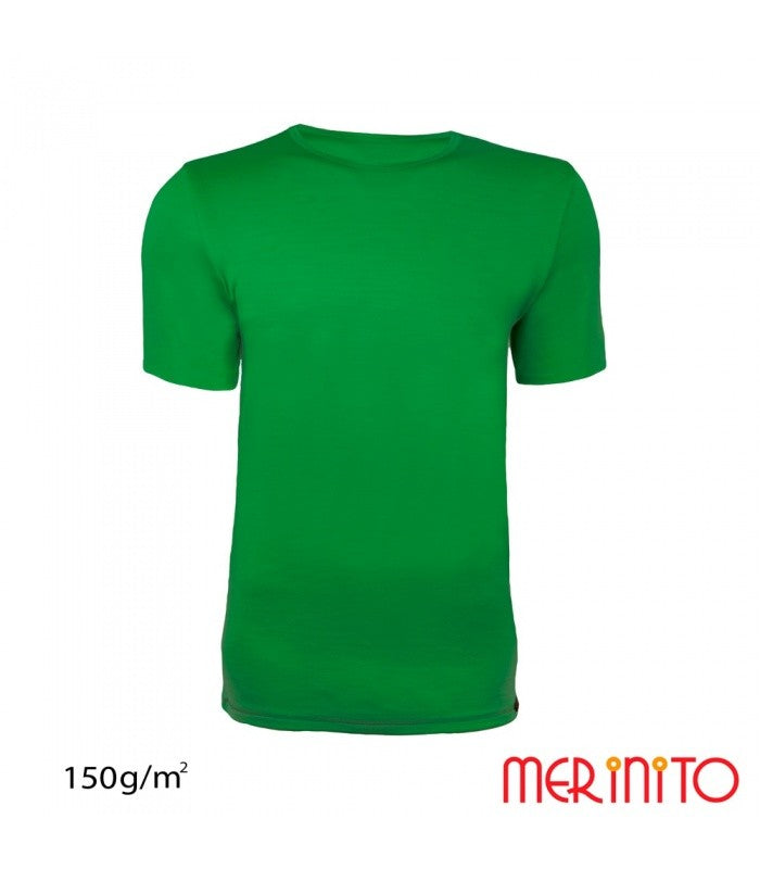 Tricou Bărbătesc Merinito 150g – 100% Lână Merinos (green)