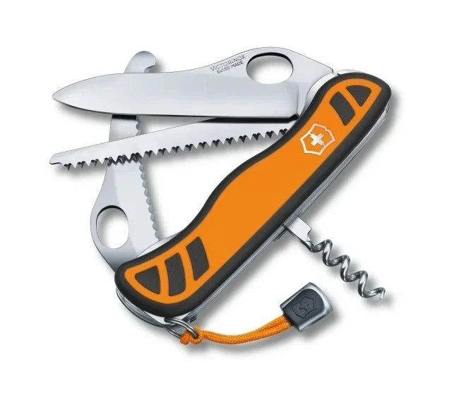Briceag Victorinox Hunter XT Grip, 111 mm, Portocaliu/Negru (0.8341.MC9)