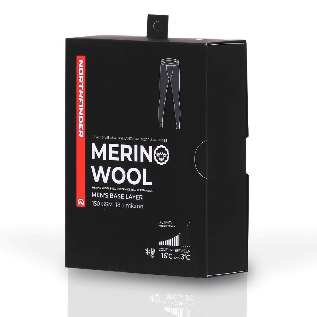 Colanți merino termoizolanți bărbați Northfinder General NO-5052SNW