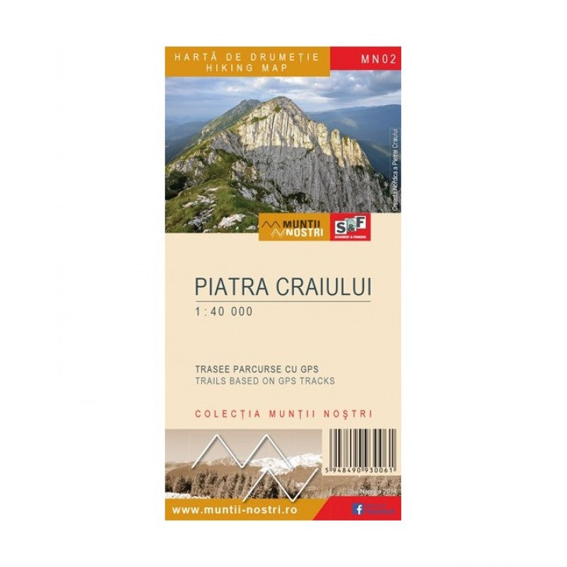 Harta Muntii Nostri:Muntii Piatra Craiului