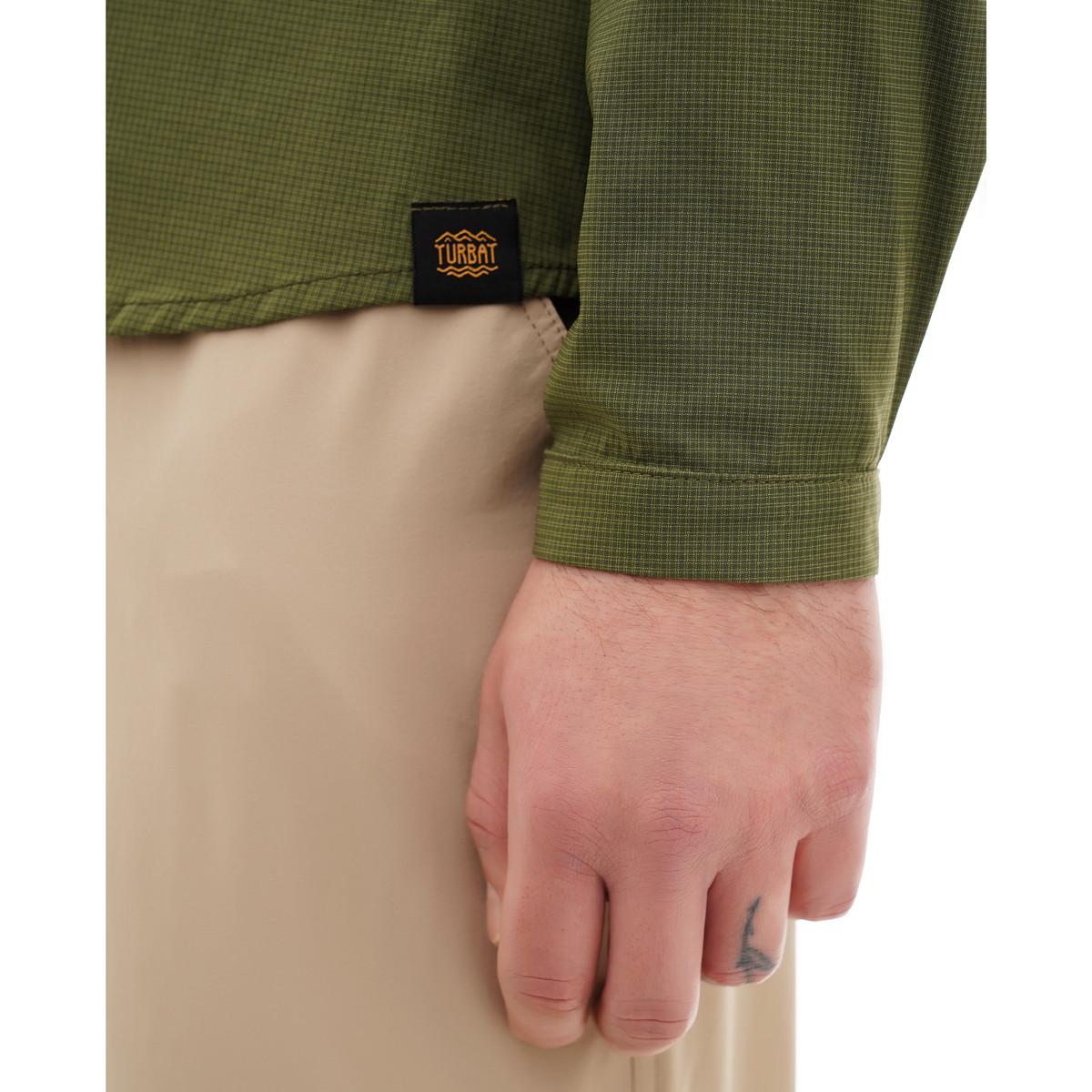 Cămașă Bărbați Turbat Maya 2 LS olive – Protecție UV & Uscare Rapidă