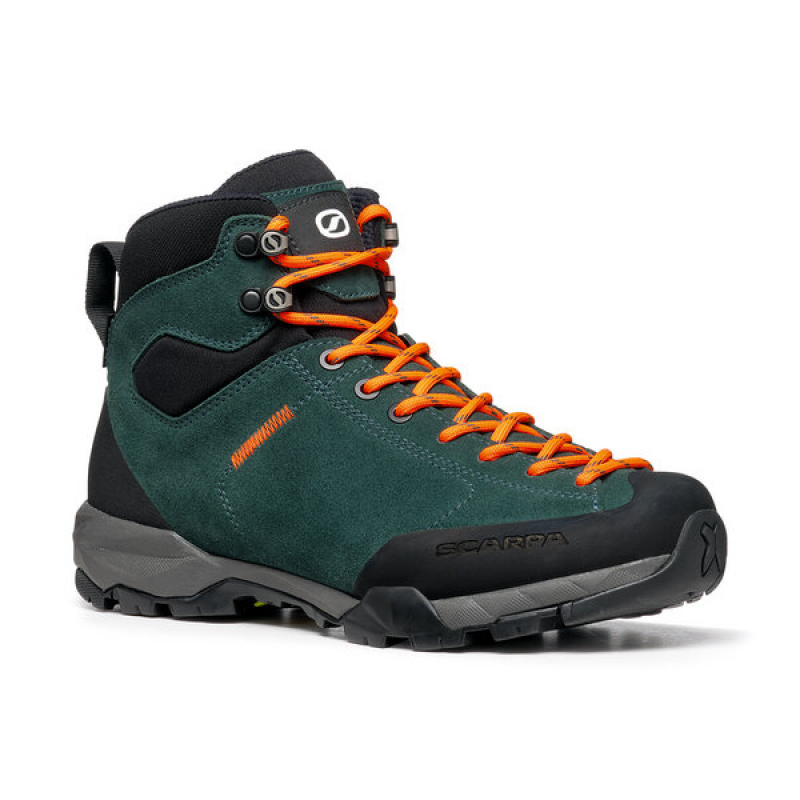 Ghete Scarpa Mojito Hike GTX botanic green orange pop