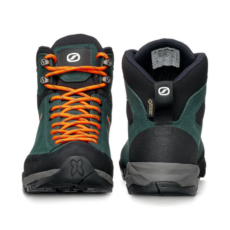 Ghete Scarpa Mojito Hike GTX botanic green orange pop