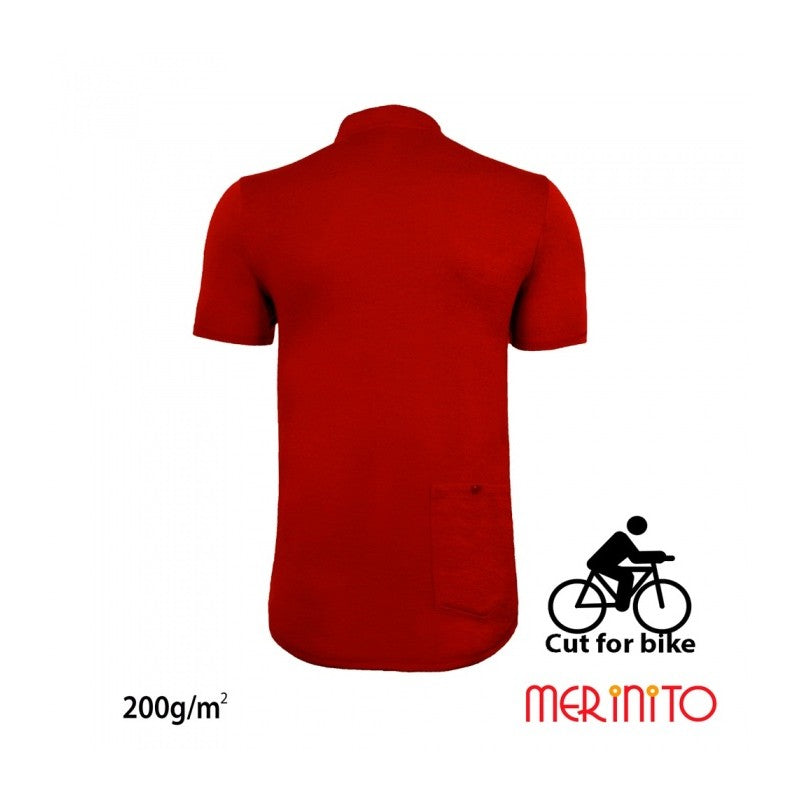 Tricou barbati Merinito Cut For Bike 200g 100% lana merinos