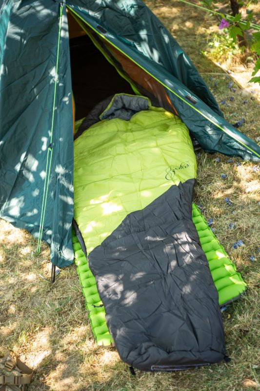 Sac de dormit Trimm Balance 185 cm, -2/-8/-25°C, Lemon/Lagoon