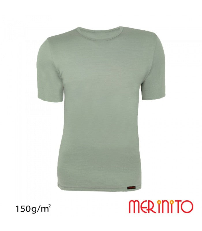 Tricou Bărbătesc Merinito 150g – 100% Lână Merinos (grey)