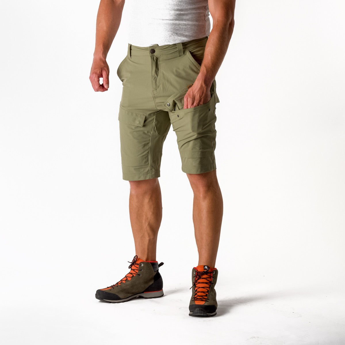 Pantaloni Scurți Outdoor Bărbați Northfinder BE-3151OR – Performanță Tehnică, Elasticitate și Rezistență