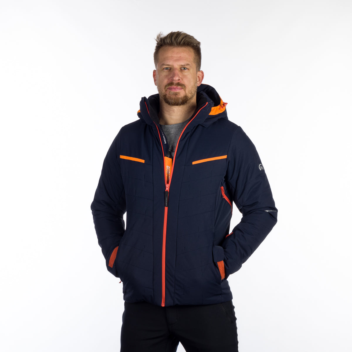 Geacă de schi pentru bărbați Northfinder Clyde BU-52142SNW – Bluenights