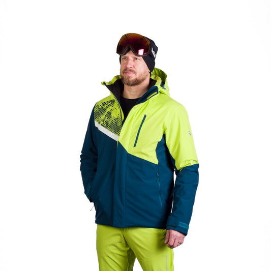 Jachetă de schi pentru bărbați Northfinder Wash BU-5260SNW, Ink Blue/Green