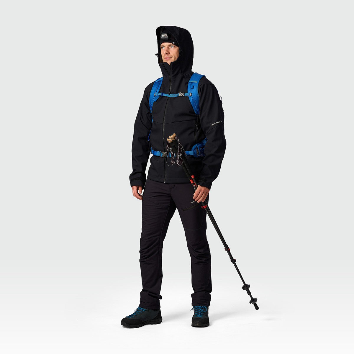 Jachetă Bărbați Softshell Northfinder Amdeu BU-5440OR Negru