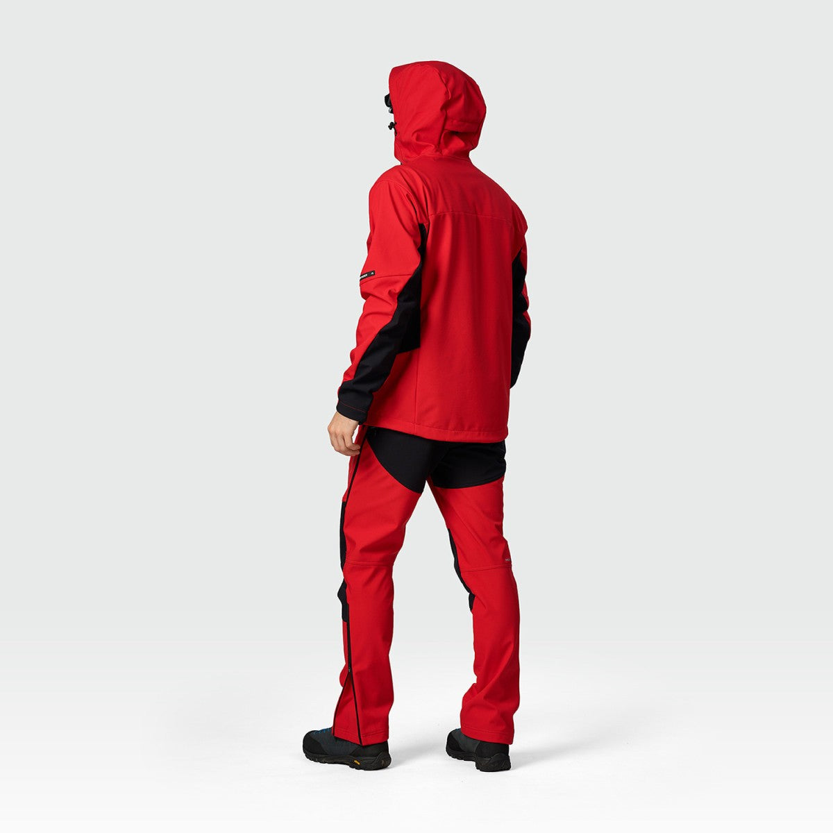 Jachetă Bărbați Softshell Northfinder Amdeu BU-5440OR Roșu/negru