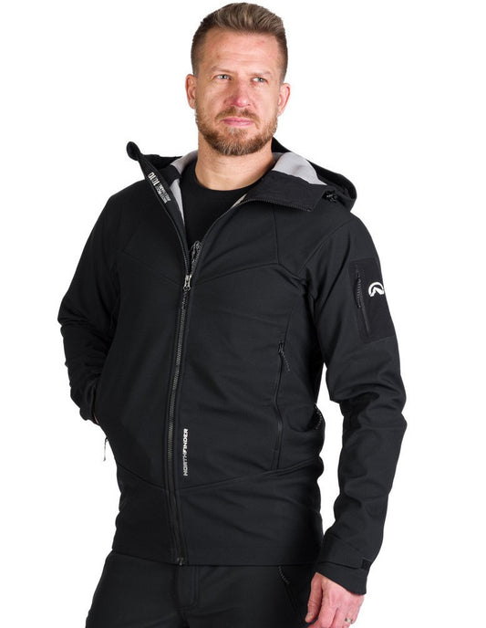Jachetă Bărbați Northfinder Softshell FABIO BU-5240OR Black