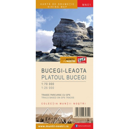 Harta Muntii Nostri:Muntii:Bucegi-Leaota