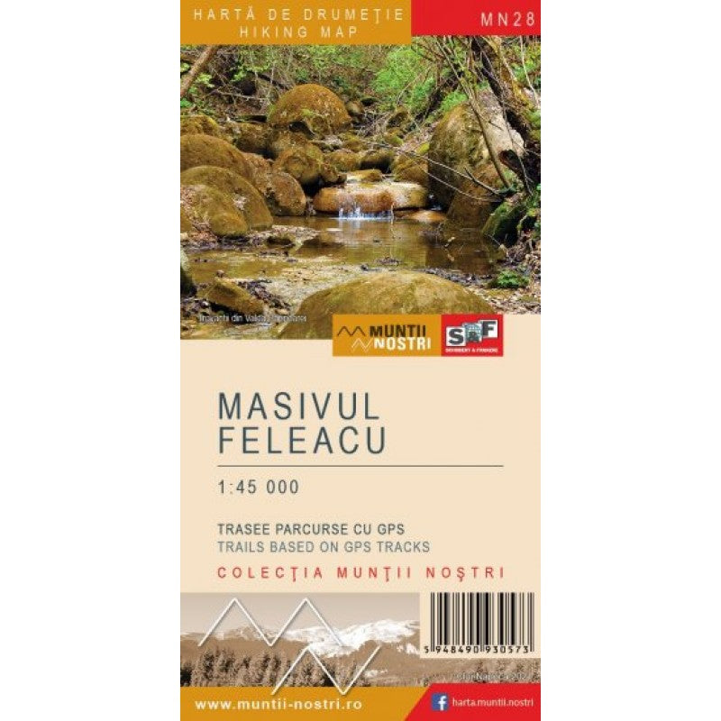 Harta de drumetie Masivul Feleacu