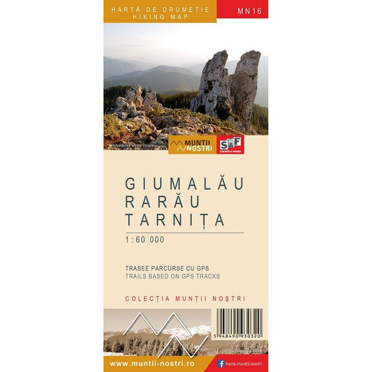 Harta Muntii Nostri Muntii Giumalau-Rarau-Tarnita