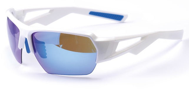 Ochelari de soare sport Bikefun Gladiator White Polarized – Cu 2 perechi de lentile de schimb
