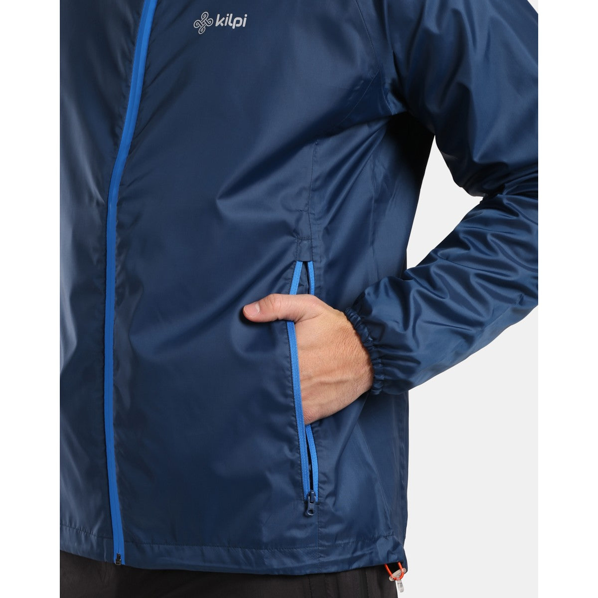 Geacă de Ploaie Impermeabilă Bărbați/Femei Kilpi Jaluu Dark Blue – Protecție Avansată, Stil Elegant și Rezistență la Intemperii