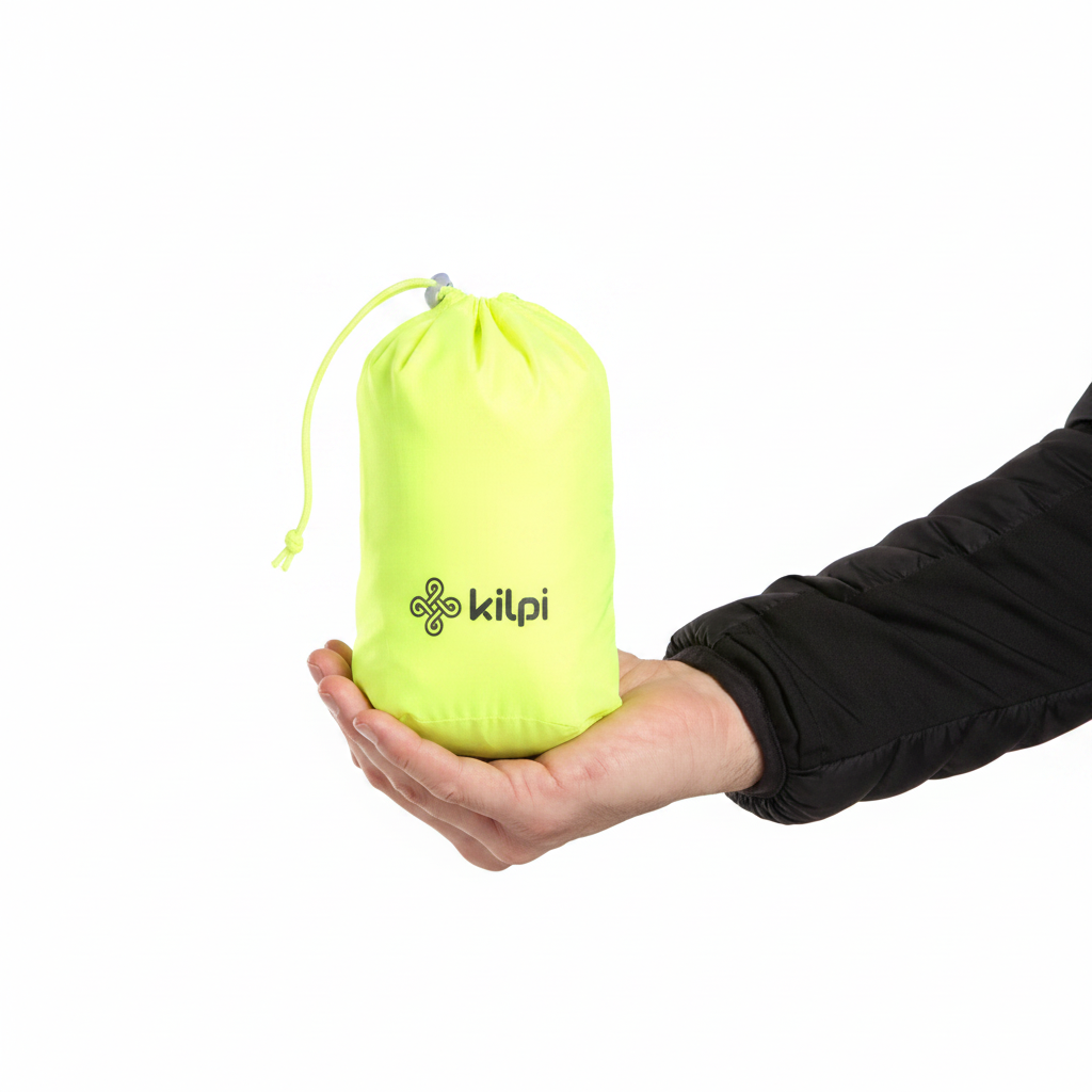 Geacă de Ploaie Impermeabilă Bărbați/Femei Kilpi Jaluu Yellow – Protecție Maximă și Vizibilitate Sporită în Condiții Extreme