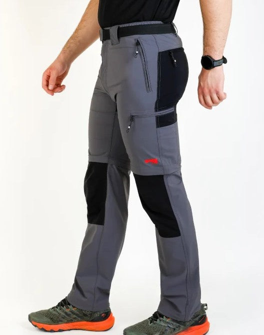 Pantaloni Outdoor Convertibili Bărbați Sphere Pro Camino 2in1 – Gris