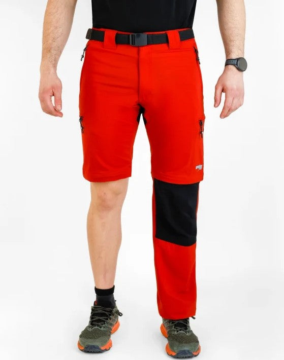 Pantaloni Outdoor Convertibili Bărbați Sphere Pro Camino 2in1 – Tierra Rojo