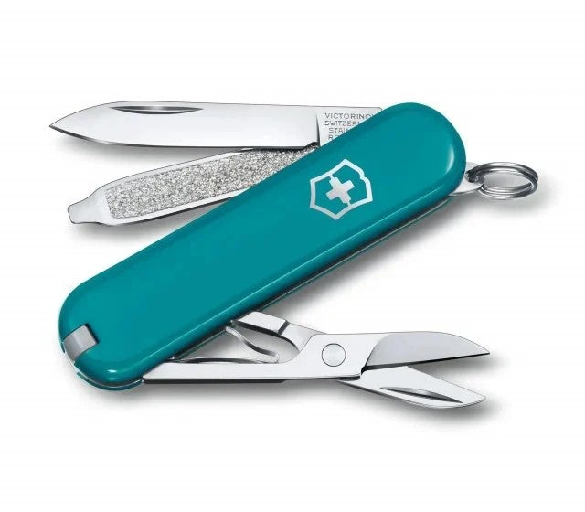 Briceag multifuncțional Victorinox Classic Colors, 58 mm, Mountain Lake (0.6223.23G)