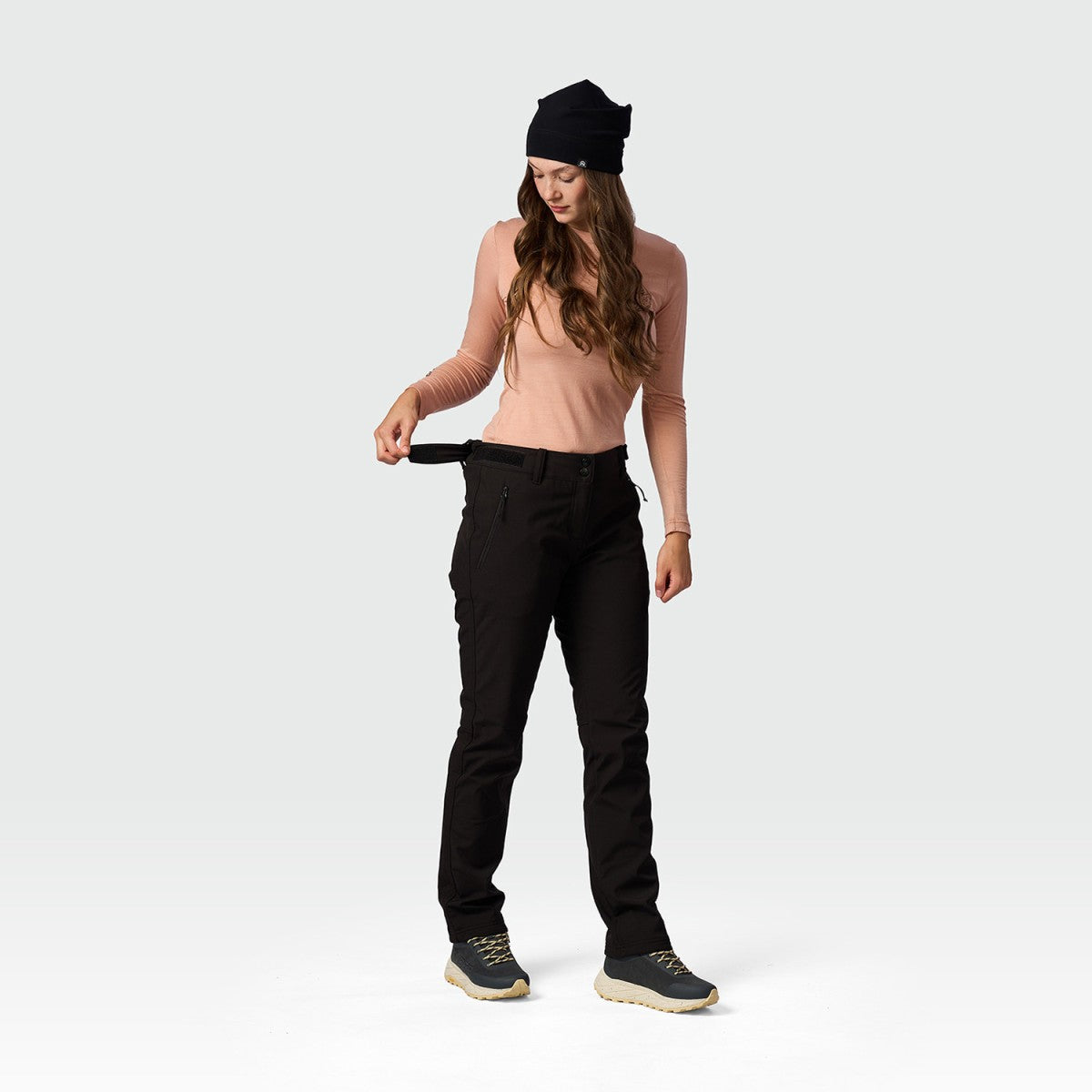 Pantaloni Softshell Damă Northfinder Angela NO-6112OR Negru