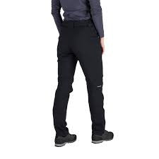 Pantaloni softshell de drumeție pentru femei Northfinder Lora NO-4956OR, Negru