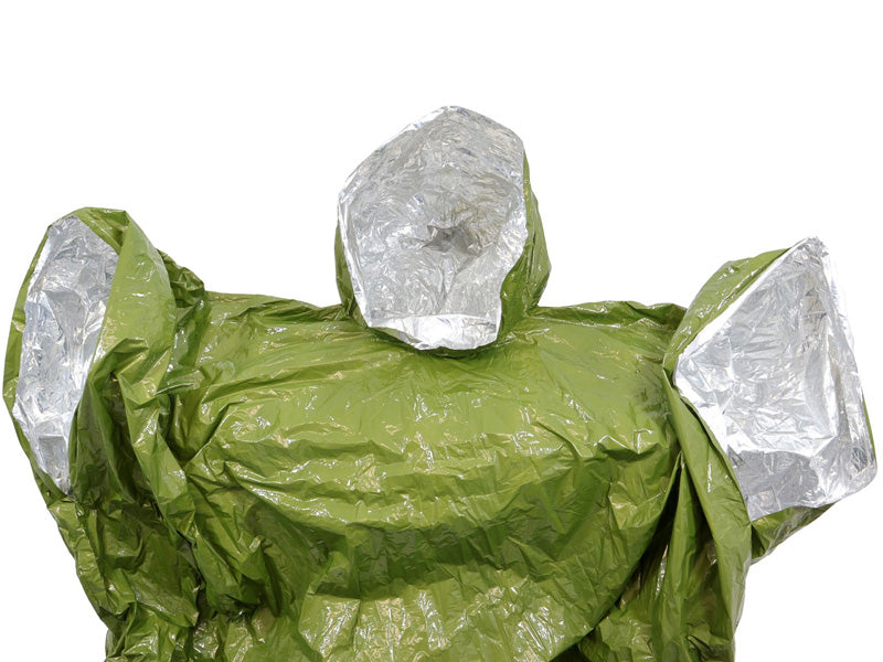 Poncho de Urgență Origin Outdoors – Impermeabil, Ultra-Ușor, Compact cu Glugă