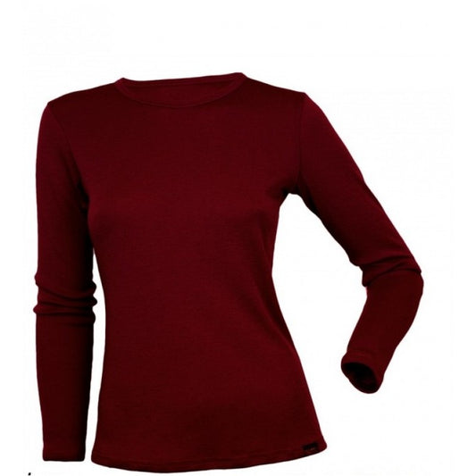 Bluza dama Merinito Rib Pointelle 100% lana merinos cocoa brown