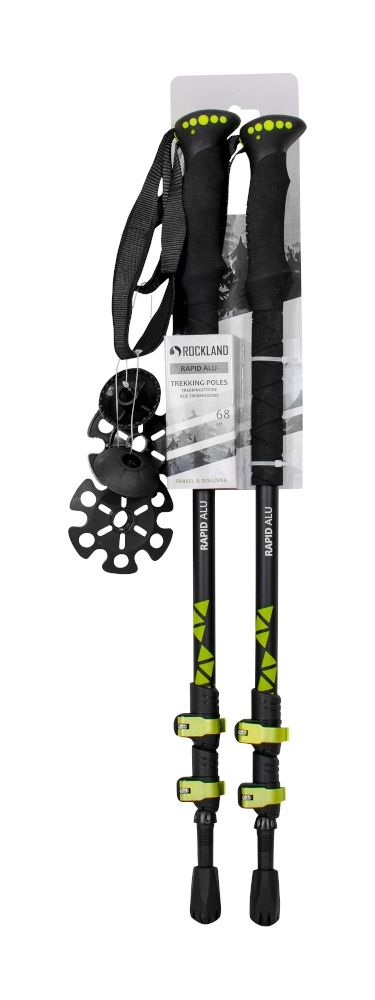 Bețe tekking Rockland Rapid Alu - Sistem Quick Lock, Aluminiu 7075, Mâner EVA