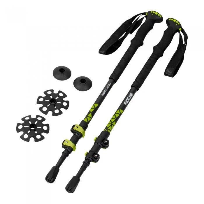 Bețe tekking Rockland Rapid Alu - Sistem Quick Lock, Aluminiu 7075, Mâner EVA