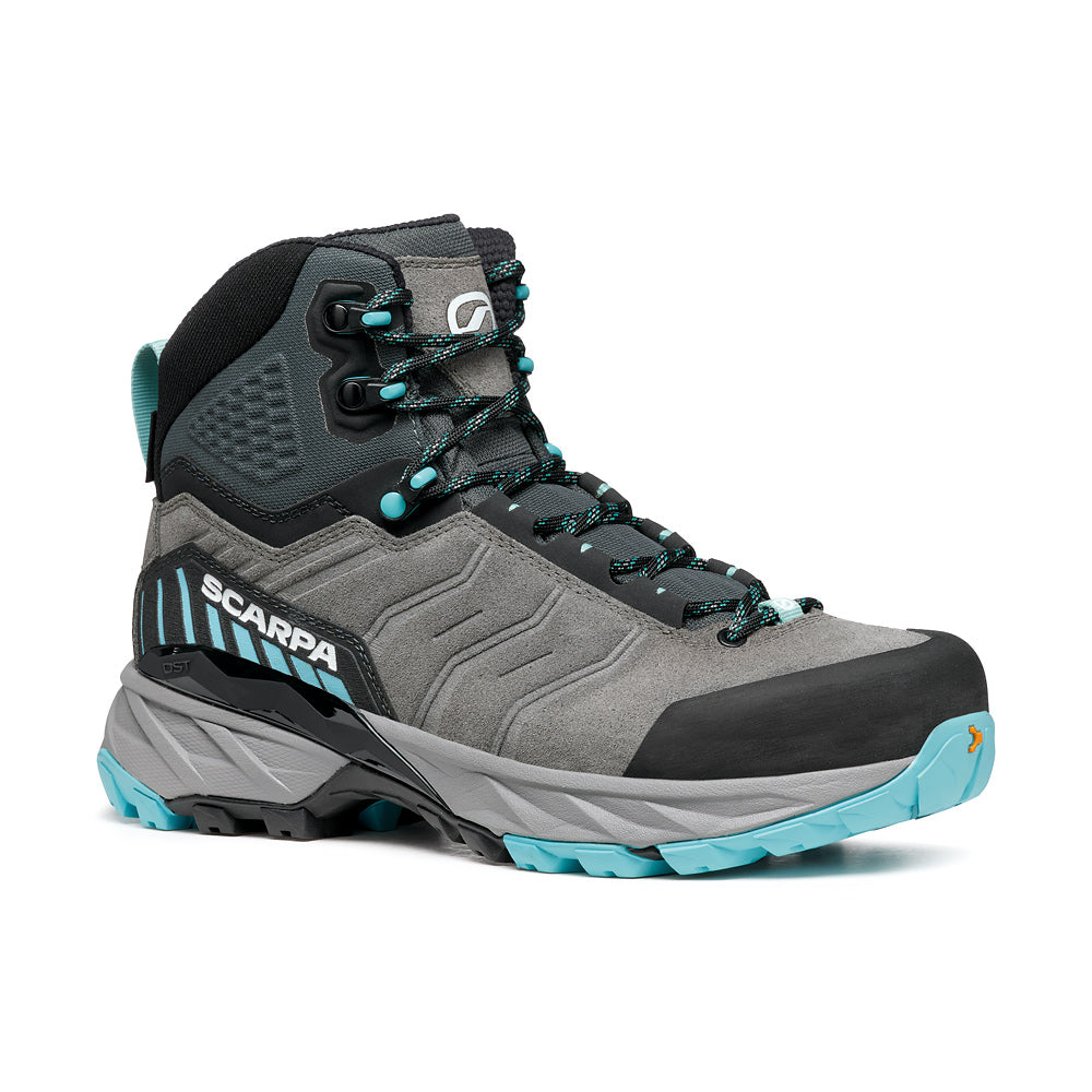Ghete Scarpa Rush Trek GTX WMN, Midgray/Aqua