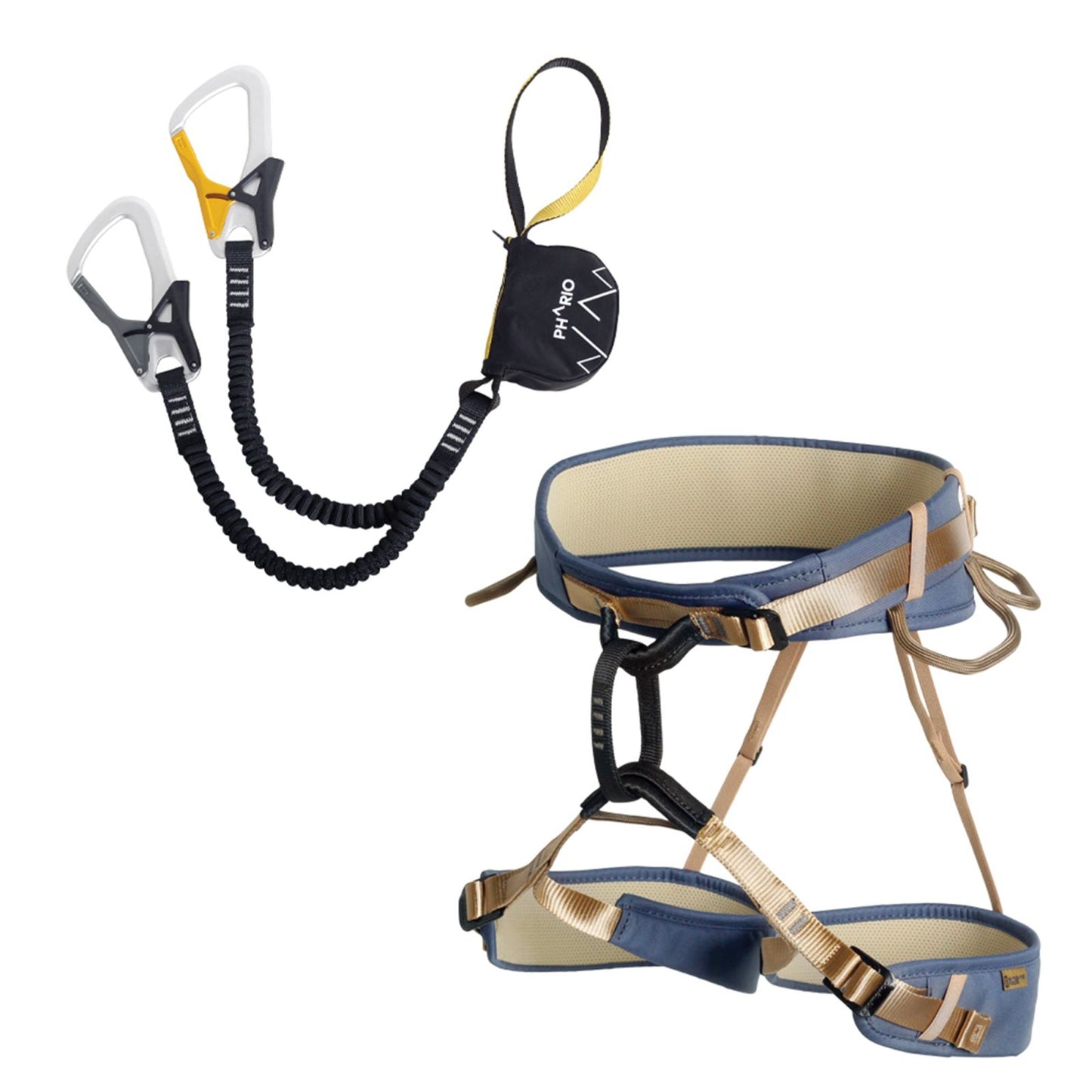 Set Via Ferrata Singing Rock Ferrata Ray – Siguranță și Ergonomie pentru Trasee Montane