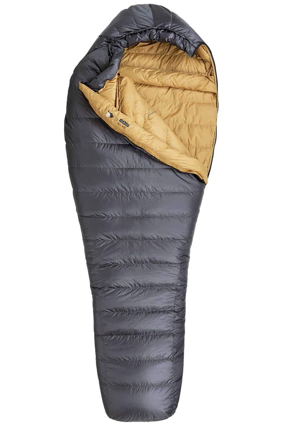 Sac de Dormit din Puf Turbat Nox 400 – Grey