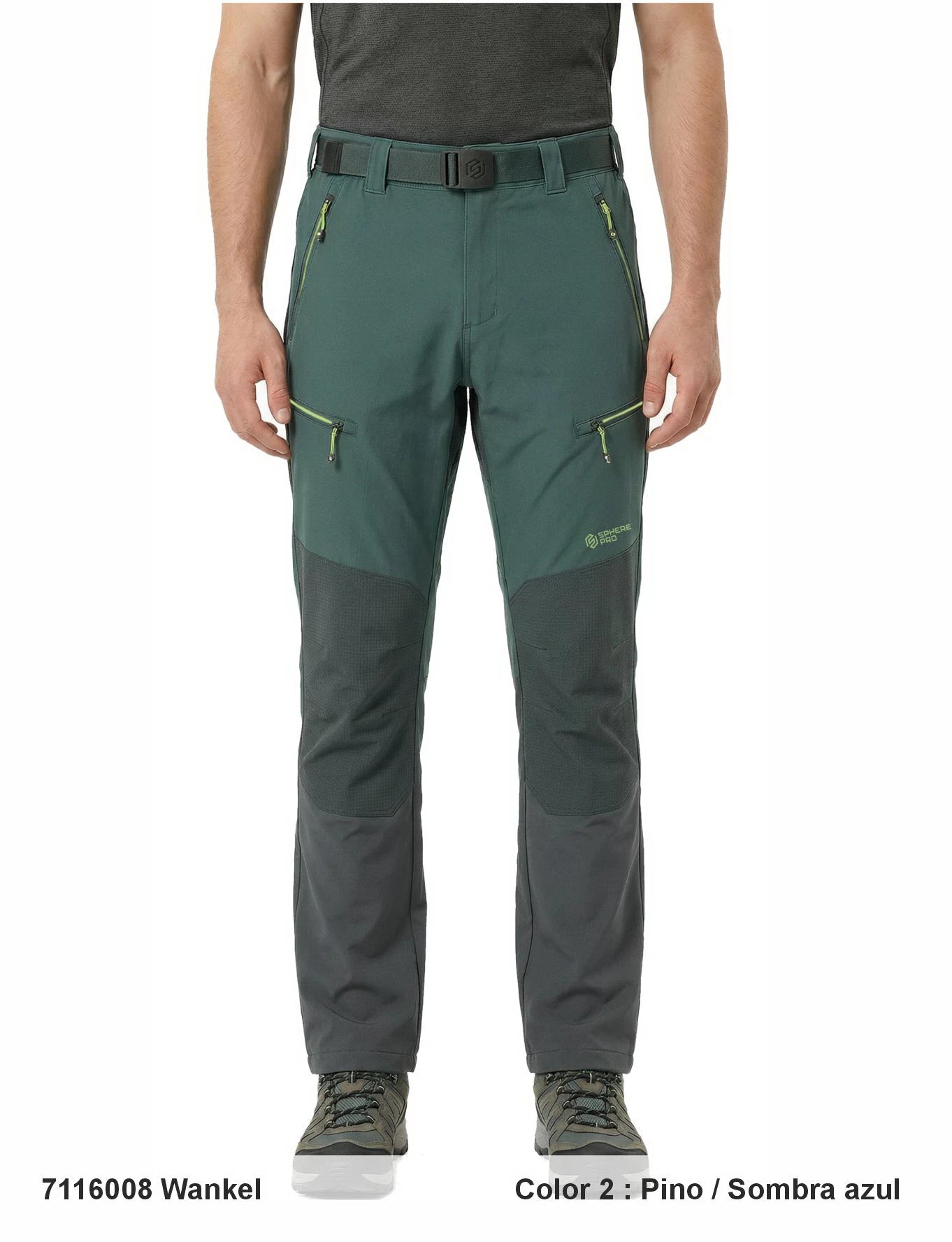 Pantaloni Drumeție și Trekking Sphere Pro Wankel, Gri Pământiu (Raiz-Gris) – Elastici și Respirabili