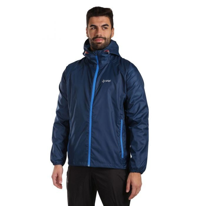 Geacă de Ploaie Impermeabilă Bărbați/Femei Kilpi Jaluu Dark Blue – Protecție Avansată, Stil Elegant și Rezistență la Intemperii