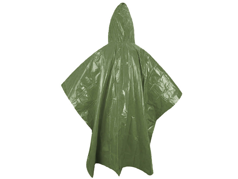 Poncho de Urgență Origin Outdoors – Impermeabil, Ultra-Ușor, Compact cu Glugă