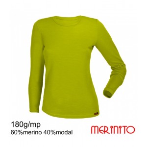 Bluza dama Merinito 180g 60% merino 40% modal 
