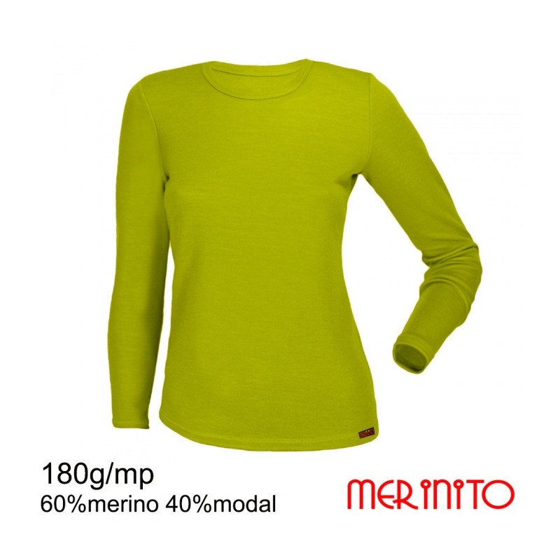 Bluza dama Merinito 180g 60% merino 40% modal 