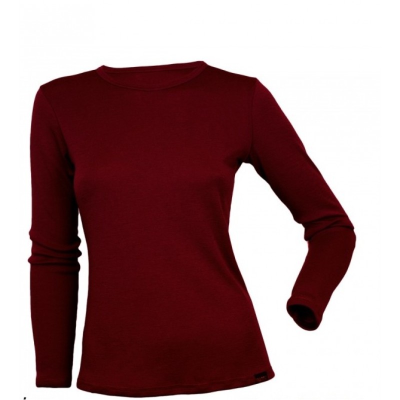 Bluza dama Merinito Rib Pointelle 100% lana merinos cocoa brown