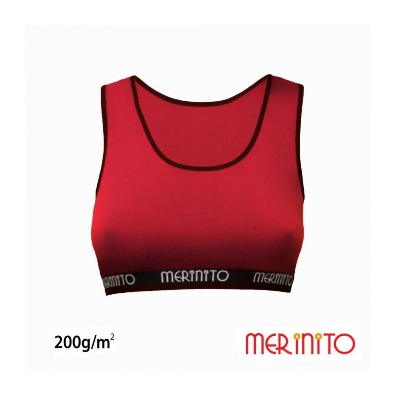 Bustiera Merinito 200g 100% lana merinos red