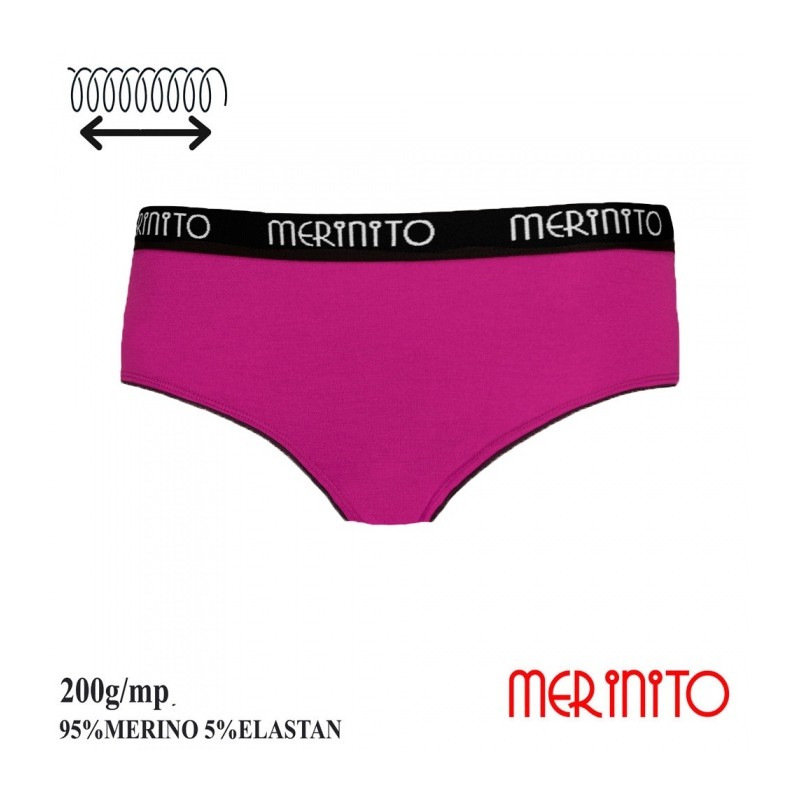 Lenjerie dama Merinito Hipkini 200g 95% lana merinos 5% elastan