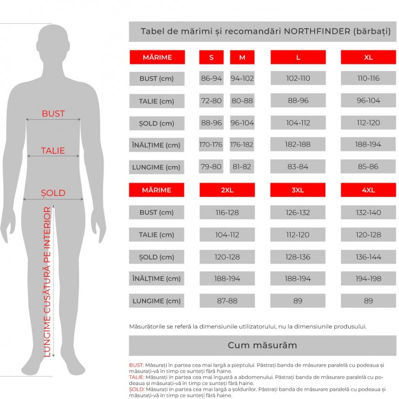 Pantaloni Northfinder Anatol NO-5030OR black 